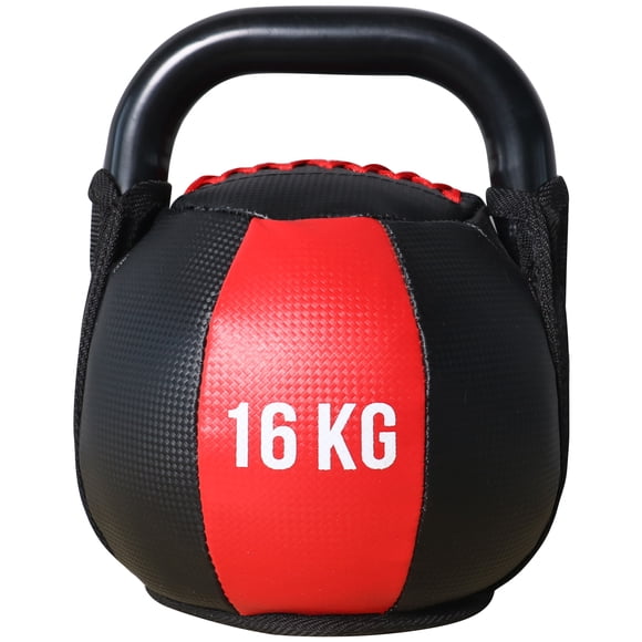 PRISP Soft Kettlebell Workout Weight - Sand-Filled Bell Body with Rigid Handle