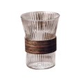 thumbnail image 3 of Glass Cup Beer Glass Textured Glass Drink Cup for Juice Iced Coffee, 3 of 8