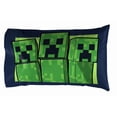 thumbnail image 2 of Minecraft Kids 2-Piece Twin/Full Reversible Comforter and Pillowcase Set, 100% Polyester, 2 of 9