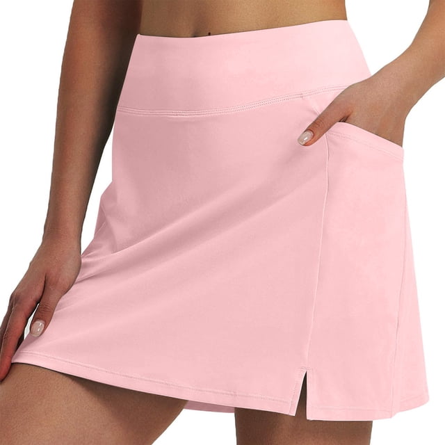 BLVB Golf Skirts for Woman with Pockets Tennis Skirt Inner Shorts Athletic Running Workout Skort Gym Clothes