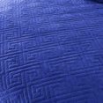 thumbnail image 4 of JML Velvet Quilt Set Twin Size 2 Pieces, Soft Velvet Diamond Pattern Bedspread Coverlet Quilted Bedding Set, with 1 Pillow Sham,Navy, 4 of 7