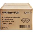 thumbnail image 1 of Rhino-Foil Contenant Rond en Papier D\'aluminium de 8 Pouces, 500 Unités, 1 of 1