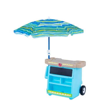 Step2 Mon premier stand de limonade – Aire de jeu d'extérieur avec parasol pour tout-petits et enfants dès 3 ans