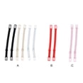 thumbnail image 4 of tredstone 6 Pcs Bretelles de Soutien-Gorge pour Femme Couleur Unie Bretelles Réglables Flexibles Clip Rouge, 4 of 6