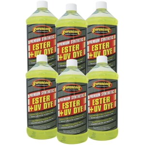 TSI Supercool E32-6CP Ester Oil Plus U/V Dye, 1 Quart, 6 Pack