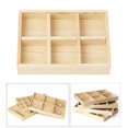 thumbnail image 2 of Thinsony Jewelry Display Tray Case Beads Holder Ladies Bangles Gemstone Stackable 6 grids 7.87x5.91x1.38 Inch 1Set, 2 of 6