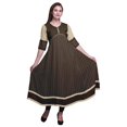 thumbnail image 1 of Bimba Print Long Party Wear Anarkali Kurta Flared A Line Kurtis For Women, 1 of 5