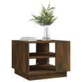 thumbnail image 2 of vidaXL Coffee Table Smoked Oak 55x55x43 cm Engineered Wood, 2 of 4