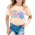 thumbnail image 1 of TZEWGL Chemise Mignonne pour Fille Garçon Imprimé Col Rond Manches Courtes Ample pour Bébés Taille 10-11T, 1 of 4