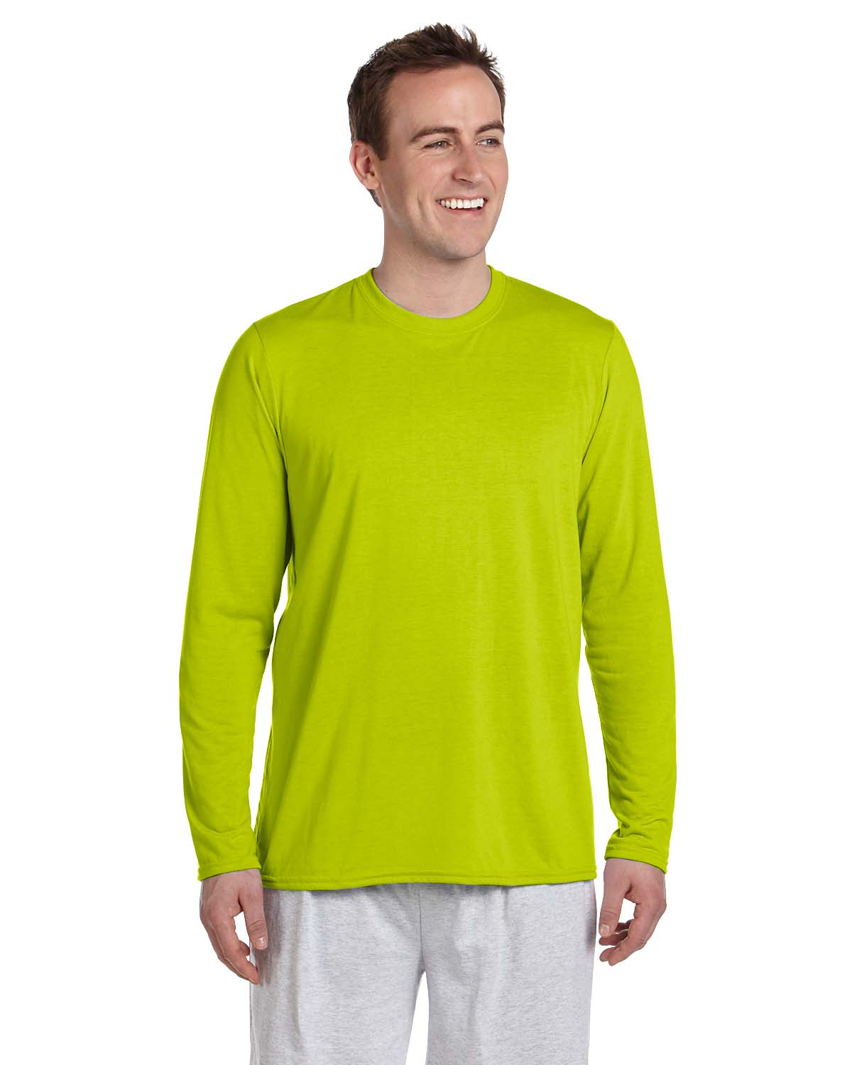 Gildan T-Shirt à Manches Longues Performance pour Hommes - G424 (Lot de 2)