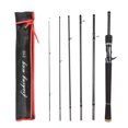 thumbnail image 1 of 6 Piece Fishing Pole Ultralight Spinning/Casting Rod Travel Fishing Rod with Storage Bag, 1 of 5