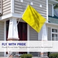 thumbnail image 2 of ANLEY Fly Breeze 3x5 Foot Solid Yellow Flag - Plain Yellow Flags Polyester, 2 of 6