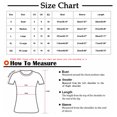 thumbnail image 2 of SMihono Hauts pour Femmes Été Chic Décontracté Mode T-Shirt d'Été pour Femmes Col en V Uni Manches Courtes Haut Décontracté Blouse T-Shirt Oversize pour Femmes, 2 of 8