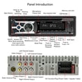 thumbnail image 4 of Stéréo de Voiture Din Simple, Radio CD DVD Entrée AUX Entrée AUX Récepteur Multimédia Numérique Lecteur MP3 Bluetooth Radio Stéréo de Voiture pour Automobile, 4 of 7