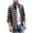 Grey, variant on Grrvtrz Men's Flannel Plaid Shirts Long Sleeve Button Down Shirts Casual Fall Shirt Jacket Cowboy Work Shirts with Pocket