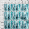 thumbnail image 1 of oneOone Georgette Viscose Turquoise Blue Fabric Liquid Drip Abstract Fabric For Sewing Printed Craft Fabric By The Yard 42 Inch Wide, 1 of 4