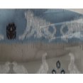 thumbnail image 3 of oneOone Georgette Viscose Fabric Stripe|Bird & Monkey Ikat Printed Fabric 1 Yard 42 Inch Wide, 3 of 3