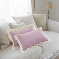 thumbnail image 4 of TopLLC Pillow Case Crystal Velvet Winter Pillowcase Solid Color Lace Pillowcase pillowcase pillowcase, 4 of 9