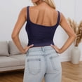 thumbnail image 4 of Women's Sleeveless Layering Tank Top for Everyday Wear Casual Summer Basic Stretch Fit Inner Layering, 4 of 5