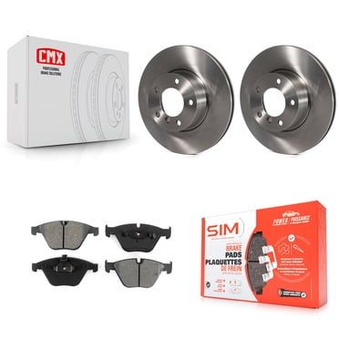 Transit Auto Front Disc Brake Rotors and Semi-Metallic Pads Kit for Car BMW 328i xDrive 323i X1 328xi K8S-100560