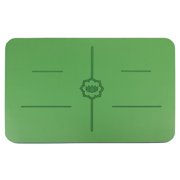 23.6x15.7in Mini Yoga Mat Portable Exercise Mat with Alignment Lines Anti-slip Sports Mat for Sitting Kneeling
