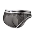 thumbnail image 4 of Fridja Men's Charming Solid Color Low Waist Briefs Underpants for Sports Performance, 4 of 4