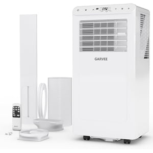 8000 BTU Portable Air Conditioners, 3-in-1 Cooling, Dehumidifier & Fan, Quiet, 24H Timer, Remote, Complete Window Kit, Cools Rooms Up to 350 Sq ft