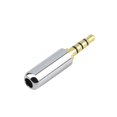 thumbnail image 4 of 4 Pole 3.5mm Male Repair Headphone Jack Plug Metal Alloy Audio Soldering, 4 of 6