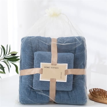 Deals Violete Cotton 2 In 1 Bath Towel And Face Towel Soft-Bath Towels Set OF