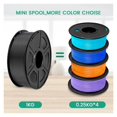 thumbnail image 3 of 0.25KG 3D Filament Mini Spool PLA Filament, 1.75mm Small Environmental Protection No Waste New For 3D Print ,Smoother Printing Experience, 3 of 7