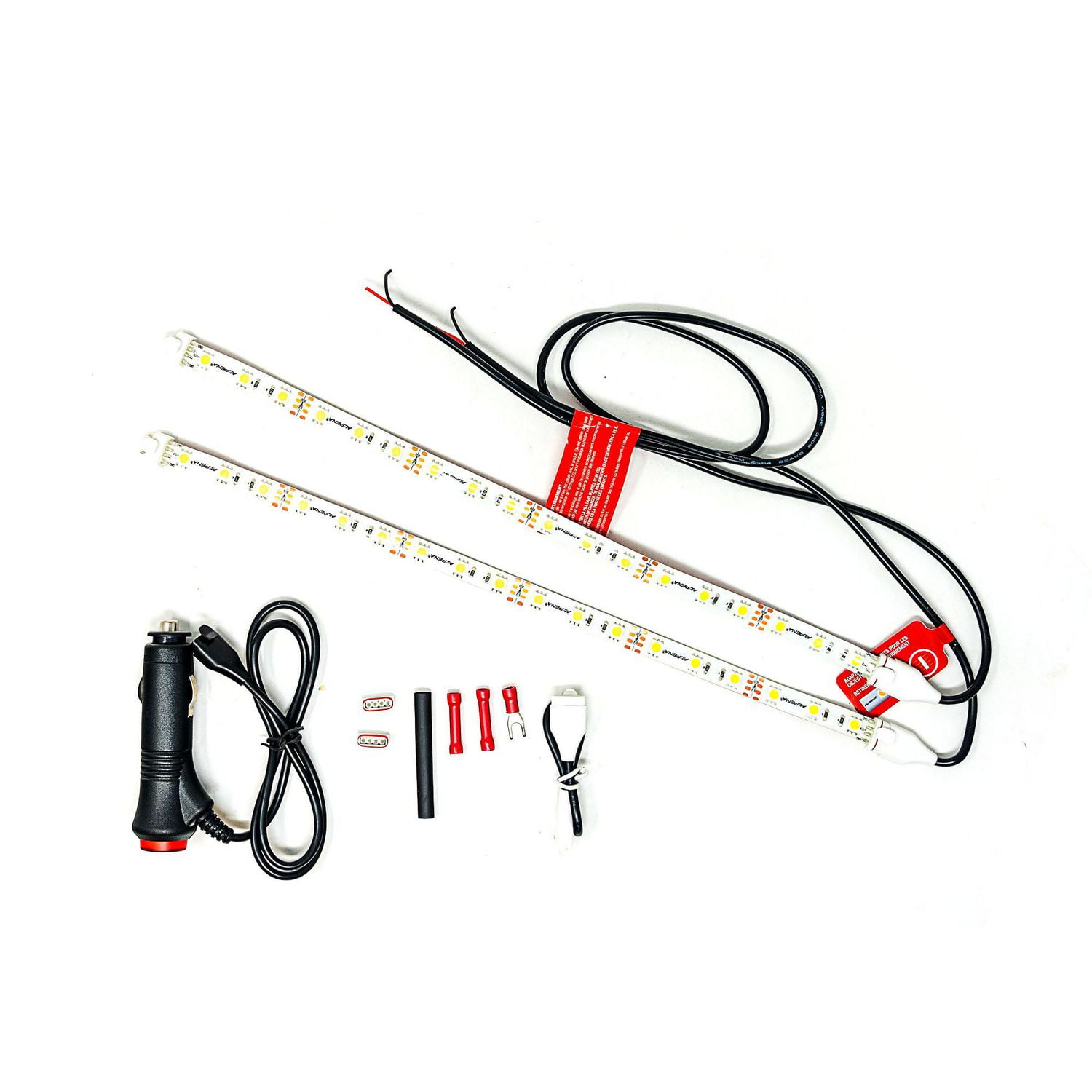 Trousse de base de bandes lumineuses à DEL Max d’Alpena pour l’intérieur et l’extérieur – Rouge