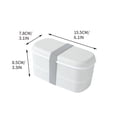 thumbnail image 1 of Food Grade Material Refrigerator Microwave Preservation Box, Double Layered Divided Childrens Lunch Box, 1 of 2