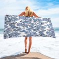 thumbnail image 2 of Sandproof Beach Blanket Lightweight Microfiber Beach Towel Super Lightweight Colorful Bath Towel Sandproof Beach Blanket Multi-Purpose Towel for Travel Swimming Pool 30X60 Inch, 2 of 8