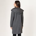 thumbnail image 2 of Devoted trench-coat à manches longues et capuche, 2 of 2