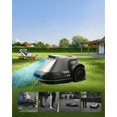 thumbnail image 2 of eufy E18 Robot Lawn Mower, Auto Mapping, Max 0.3 Acres, Vision Navigation Lawn Mower, Multi-Zone Management, Electric Robotic Lawnmower with AI Obstacle Avoidance, Gray, 2 of 8