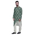 thumbnail image 2 of Atasi Ensemble de Pyjama Kurta Asymétrique Imprimé Long pour Hommes Vêtements de Fête, 2 of 4
