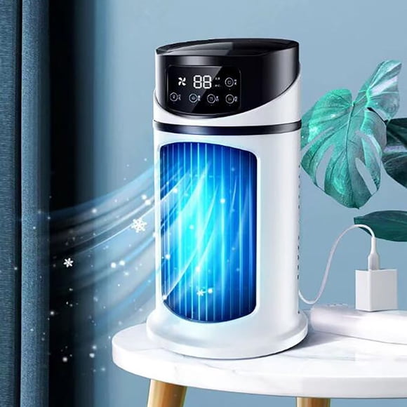 Evaporative Air Cooler Fan,Portable Air Conditioners On Clearance,Cooler Home Dormitory Office Desktop Humidification Electric Fan Usb Multi-function Timing Conditioning Fan