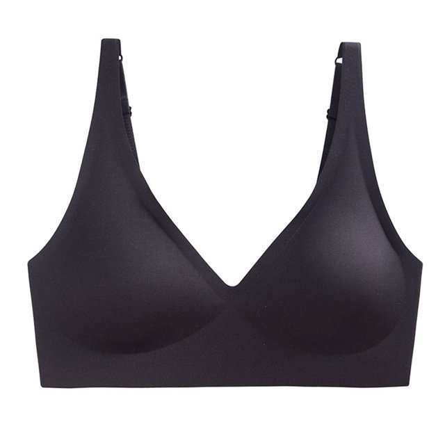 Kcodviy Women Comfortable Traceless Sports Woman Sports Bra Solid Color Sleeping Bra Sports Bras for Women Padded Sports Bra Running Sports Bra for Women