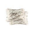 thumbnail image 1 of BELTON FAUX FUR PILLOW 12"X20" 2-PACK, 1 of 6