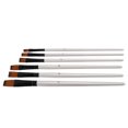 thumbnail image 3 of 6Pcs Nylon Paintbrush Brush Durable Short Handle Hand Feels Comfortable Easy Clean Repeatedly Art Supplies, 3 of 7