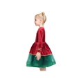 thumbnail image 4 of Robe Fille Rouge Verte Uniforme Casse-Noisette Coréen Velours 7 Ans, 4 of 6