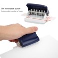 thumbnail image 1 of Multi Function Paper Puncher, 26 Hole Manual Office Supplies Tool for A4, B5, A5, Graduation Marks, Scrap Box, DIY Binding, 1 of 8
