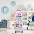 thumbnail image 4 of Costway 2PCS 12" 16" Kids Luggage Set Suitcase Backpack School Travel Trolley ABS, 4 of 10