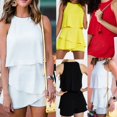 thumbnail image 1 of Été Femmes Clubwear Volants Playsuit Bodycon Parti Combinaison & Pantalon d'Entraînement, 1 of 5