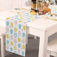 thumbnail image 4 of Binwennn Christmas Table Short Easter Bunny Egg Pattern Linen Print Kitchen Dining Room Insulated Decorative Placemat（B）, 4 of 7