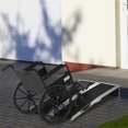 thumbnail image 2 of HOMCOM 4ft Wheelchair Ramp Scooter Mobility Non-Skid Layering Black, 2 of 10