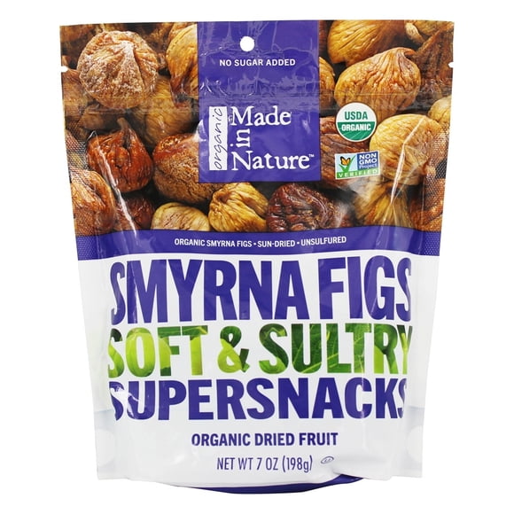 Made in Nature - Figues de Smyrna Douces et Sensibles Supersnacks - 7 oz