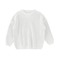 thumbnail image 1 of 2025 Tout-Petit Bébé Fille Bébé Fille Veste d'Automne Garçon Chandail Tricoté Col Rond Bébé Fille Veste Légère Col Manches Longues Chandail à Enfiler Chandail pour Filles Chandail à Fermeture Éclair Vêtements d'Automne Hiver, 1 of 2