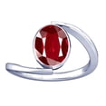thumbnail image 1 of Divya Shakti Bague en Argent Rubis 4.25-4.50 Carats pour Femmes, 1 of 5
