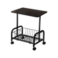 thumbnail image 2 of YIMWNYI Rolling Cart Table, Side Table with Mesh Shelves, Compact Storage Solution, Multi-Functional Nightstand, Mobile Coffee Table, Versatile Furniture for Living Room, Bedroom, Kitchen, 2 of 6